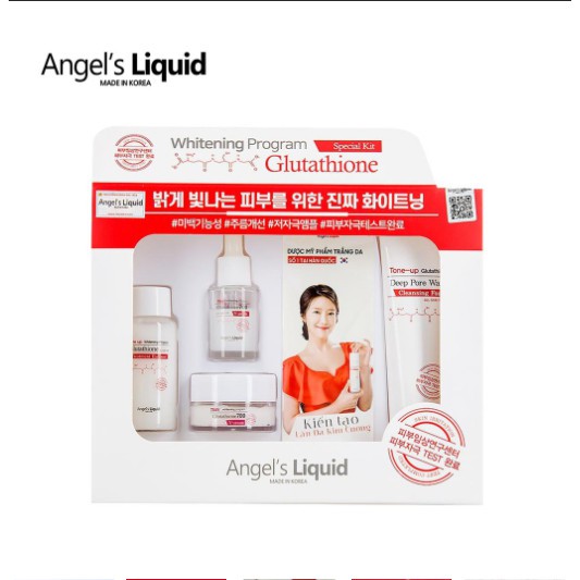 Bộ dưỡng da Angel’s Liquid Whitening Program Glutathione Special Kit