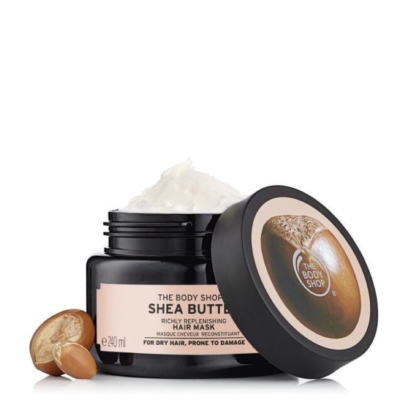 Kem Ủ Tóc The Body Shop Shea Butter Richly Replenising Hair Mask 240ml