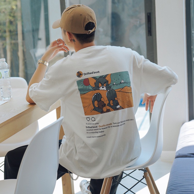 Áo Thun Nam Nữ UNISEX Tay Ngắn Cổ Tròn In Hình Hoạt Hình 2020 | BigBuy360 - bigbuy360.vn