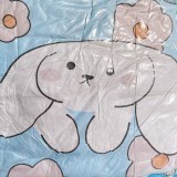 Một cái chăn/mền Zara 2 lớp chần bông mỏng nhẹ mùa hè họa tiết dễ thương size 1m6x2m