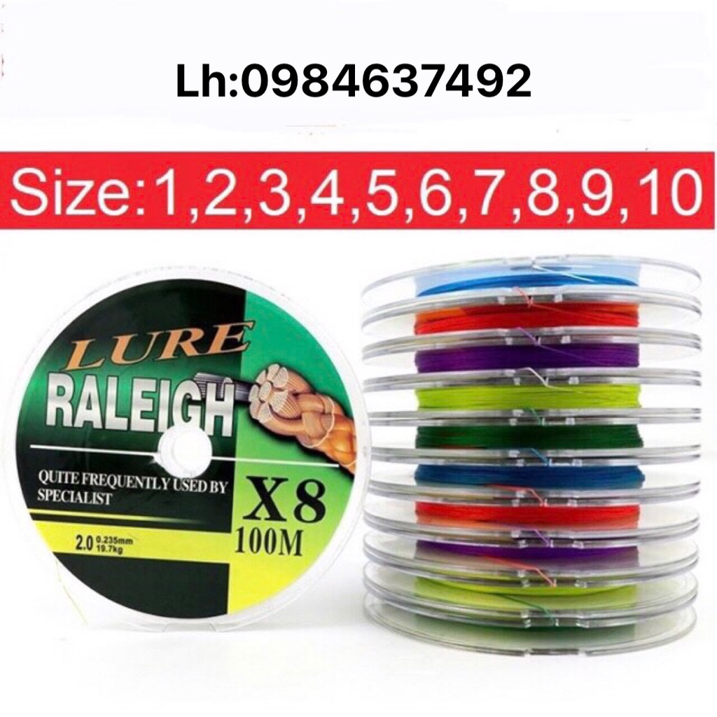 Dây dù câu cá PE Lure X8 - 7 màu cao cấp ( Thanh lí giá siêu rẻ )