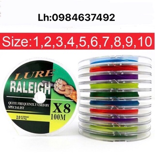 Dây dù câu cá PE Lure X8 - 7 màu cao cấp ( Thanh lí giá siêu rẻ )