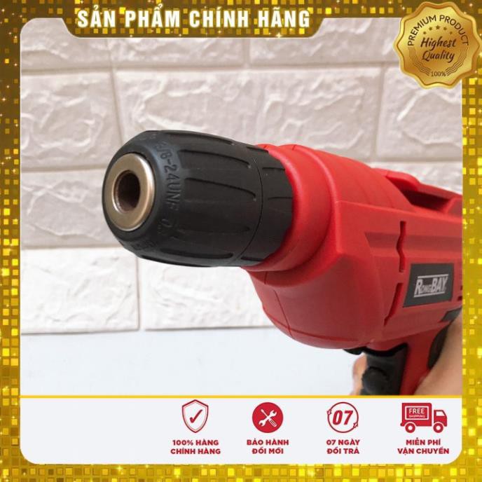 [Siêu rẻ ] [ FREE SHIP ] MÁY KHOAN Điện RONGBAY Công nghệ Việt có chỉnh tốc, độ lõi đồng máy bắn vít khoan sắt gỗ