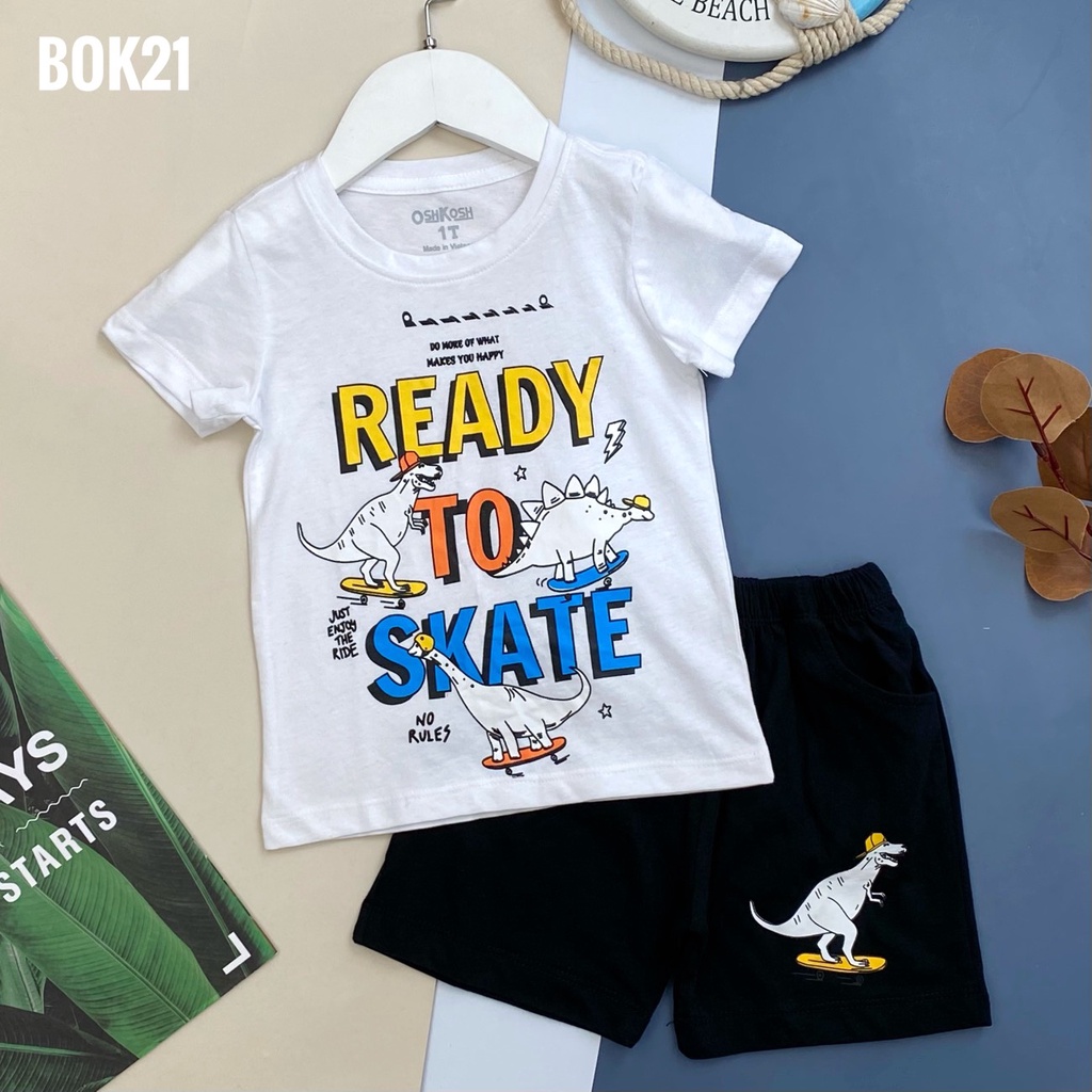 BỘ NGẮN OSHKOSH NHIỀU MẪU CHO BÉ TRAI 9-25KG