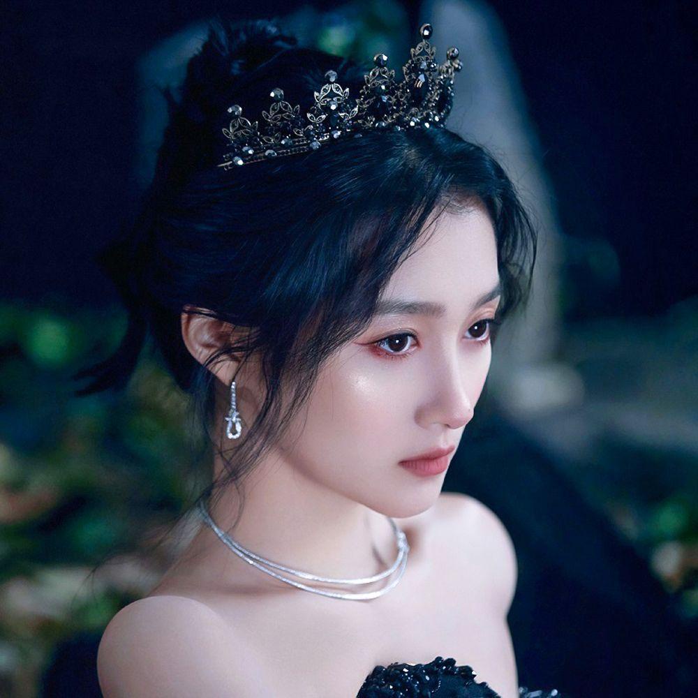 ANEMONE Băng Đô Cài Tóc Hình Vương Miện Phong Cách Baroque Cho Nữ