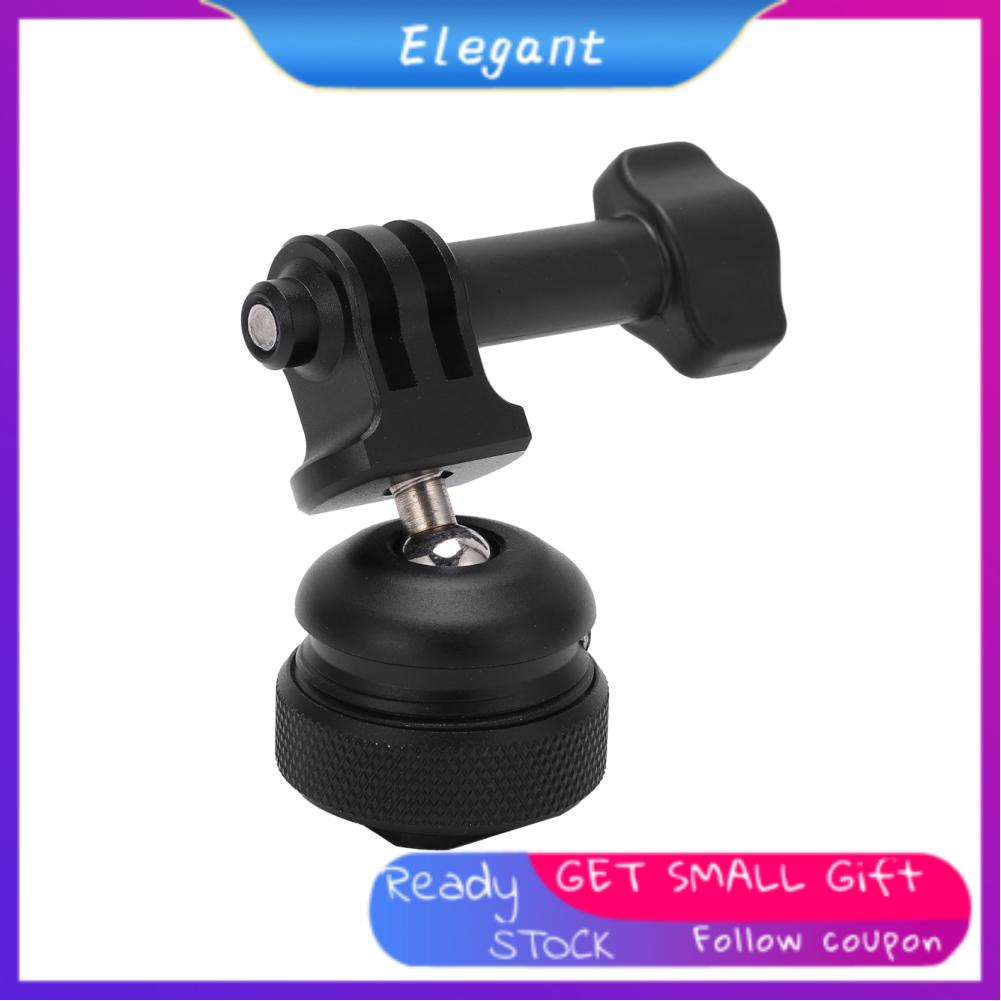 Đế gắn máy ảnh 1/4 inch màu đen có thể điều chỉnh 360 độ
