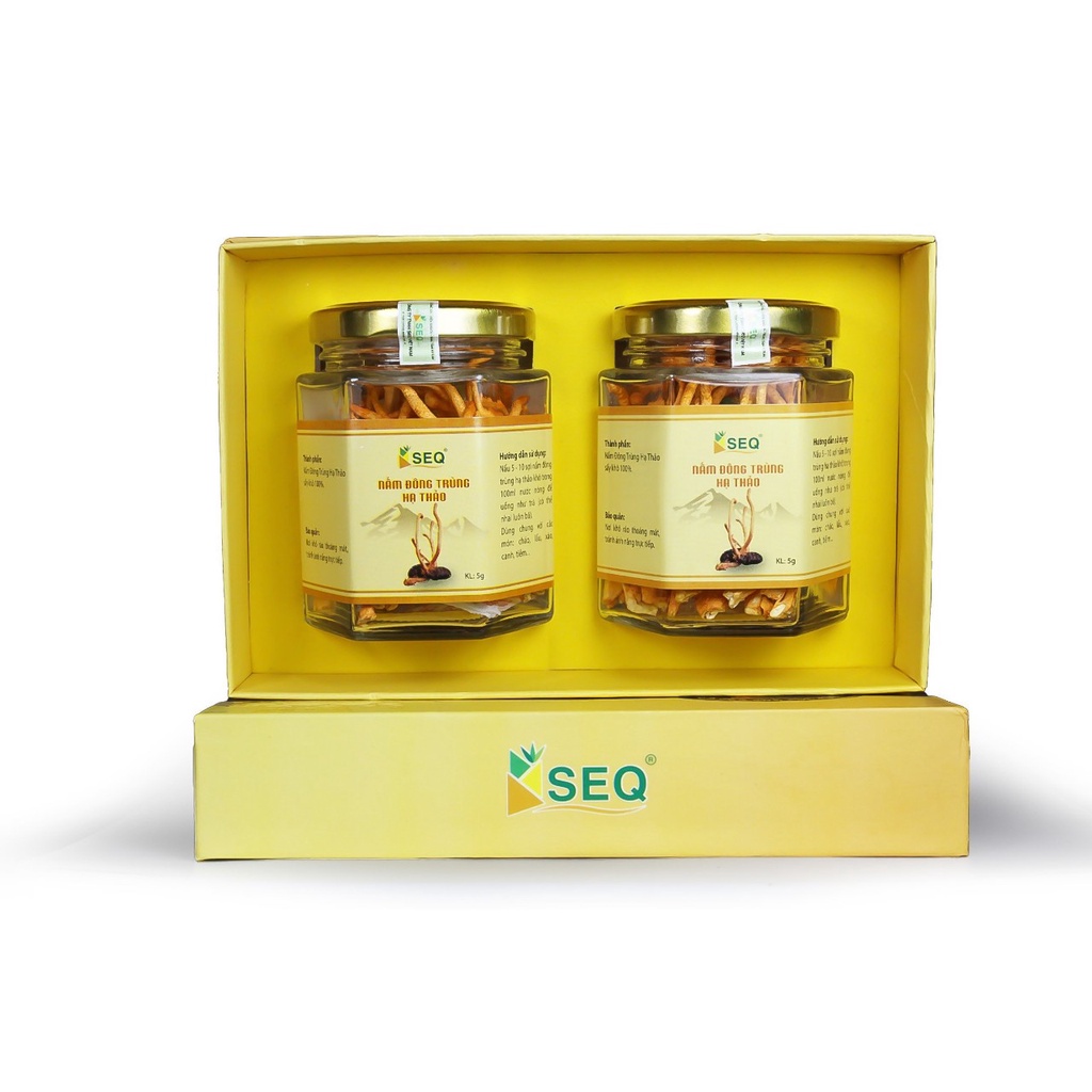 Đông trùng hạ thảo thương hiệu SEQ cao cấp (Hộp 10g)
