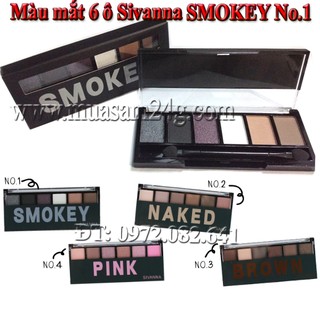 Set Mắt Sivanna 6 màu đẹp (có 4 tông)