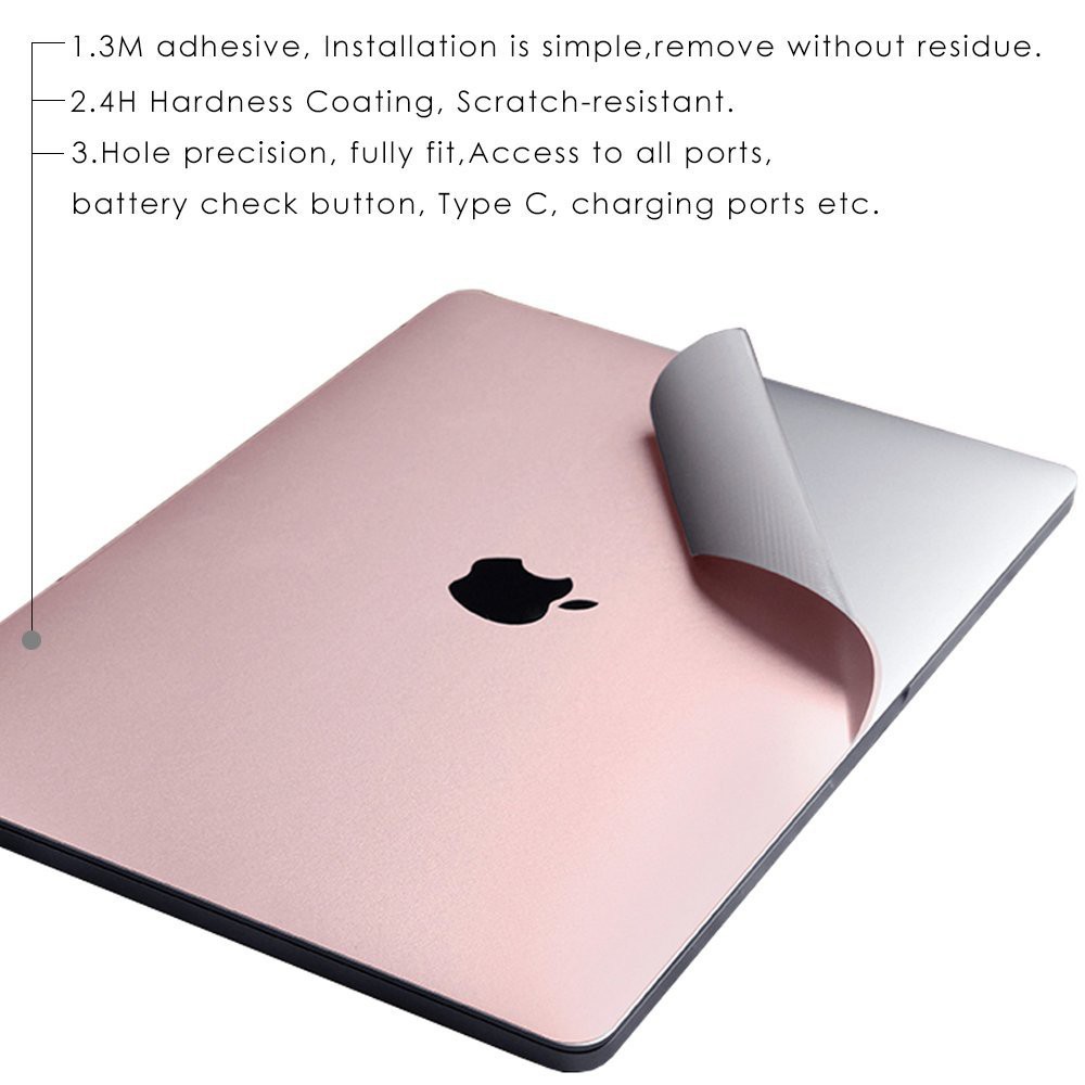 Dán Fullbody JRC 4in1 Macbook Air 13.3&quot;(2018-2020), macbook pro 2020, Macbook M1- Chống trầy xước, tản nhiệt tốt