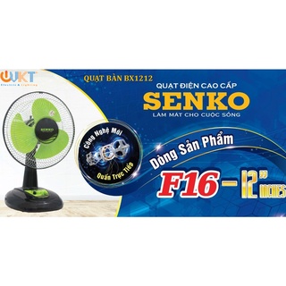 ⚡hàng chính hãng - giao hỏa tốc⚡ quạt bàn 3 lá b3 senko b1212 công suất 40w bx1212 (giao màu ngẫu nhiê