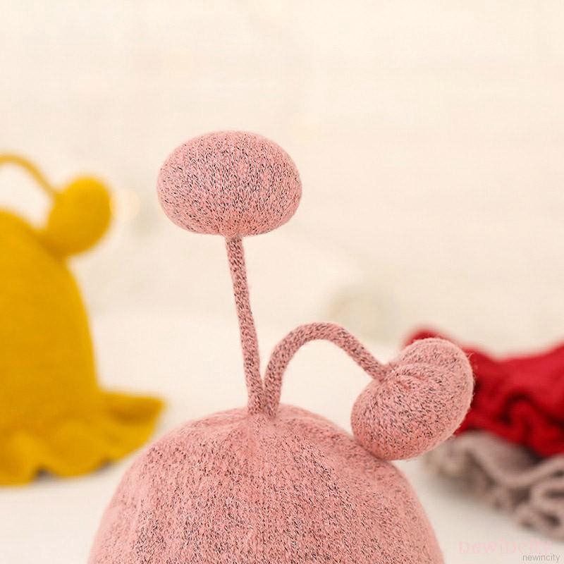 Nón xô màu trơn hoạ tiết hoạt hình phong cách Hàn Quốc cho bé