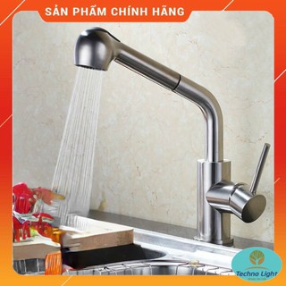 Vòi rửa chén, vòi rửa bát nóng lạnh dây rút kagol ⚡ hàng chính hãng- bh 5 năm ⚡