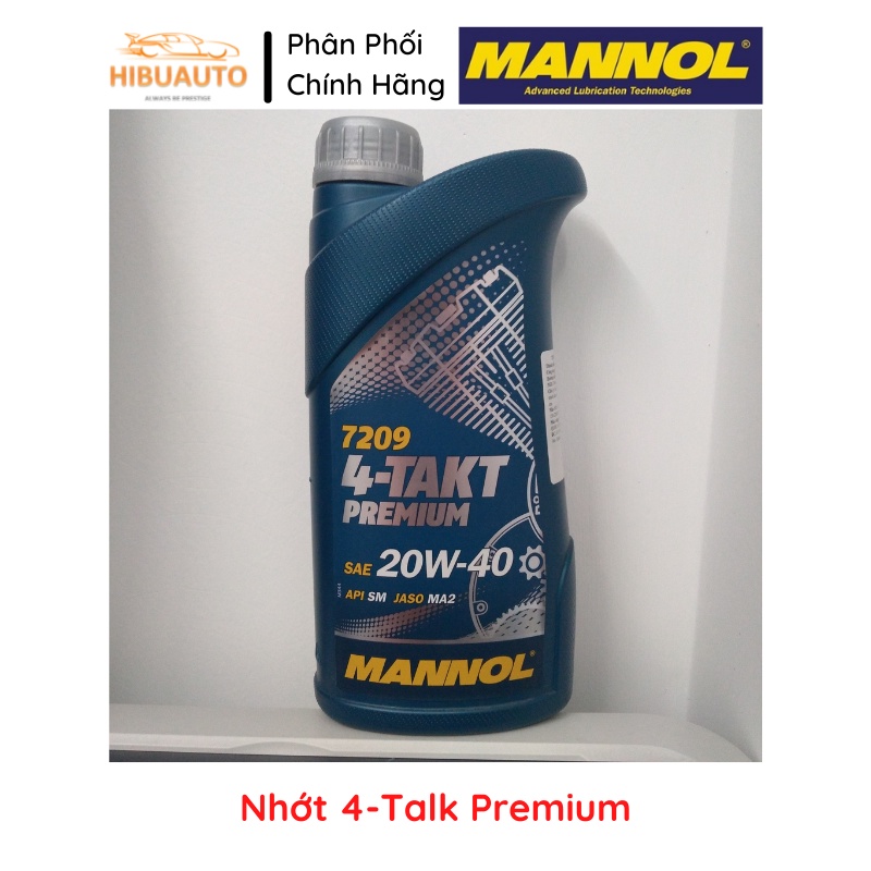 Nhớt MANNOL 4-Talk Premium 7209 1L - Hàng Nhập Khẩu Chính Hãng Từ Đức