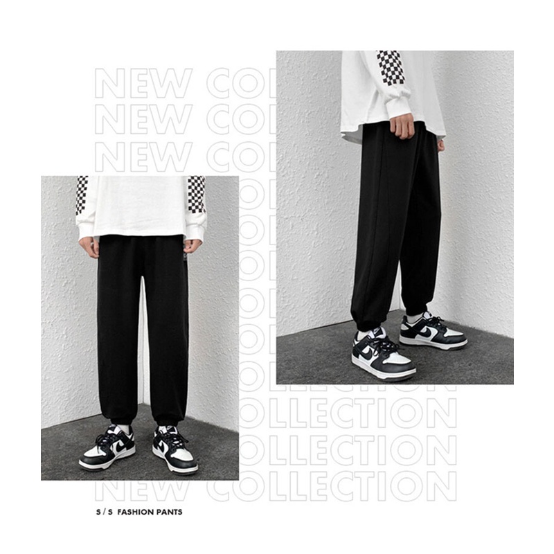 Quần Dài Thể Thao Nam Màu Đen