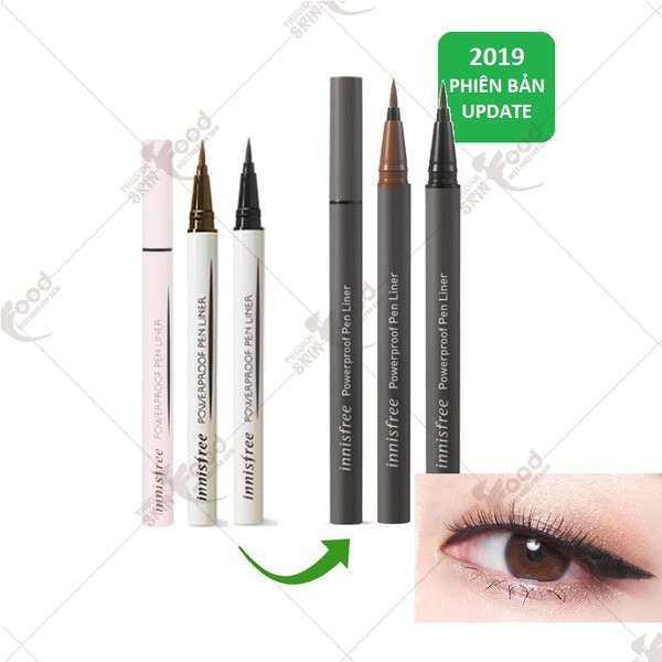 Bút Kẻ Mắt Chống Thấm Nước Innisfree Powerproof Brush Liner 0,6g