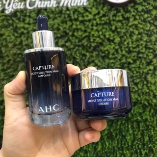 Bộ dưỡng da: kem dưỡng, tinh chất AHC