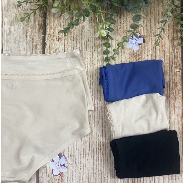 Quần Lót Nữ Cotton Modal Không Đường May Vicci Pro 038 Mềm Mại, Siêu Nhẹ, Kháng Khuẩn Màu Kem