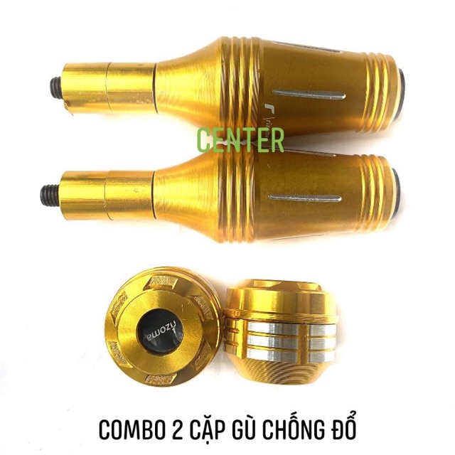 Combo 2 cặp gù chống đổ trước K25 và gù sau Mập [ Model New 2019 ]