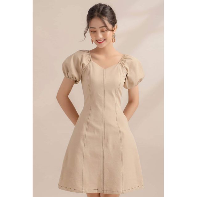 Đầm dự tiệc tay phồng đẹp tinh tế