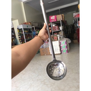 Muôi lỗ loại to inox 304 dày