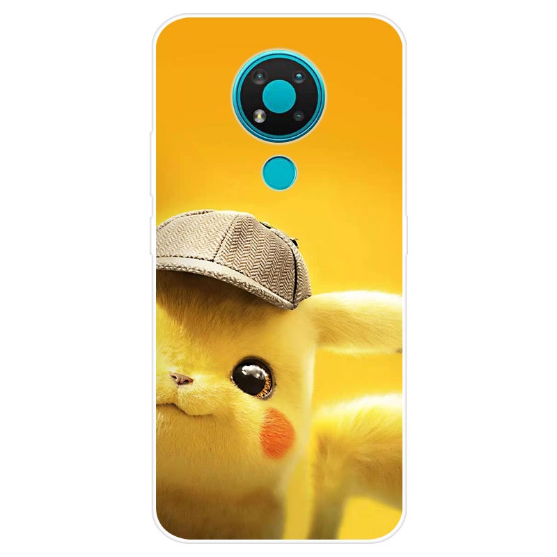 Ốp điện thoại TPU dẻo in hoạt hình dễ thương cho Nokia 3.4