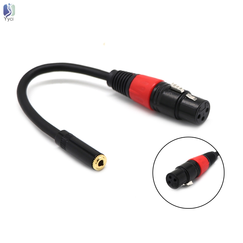 Cáp chuyển đổi 20cm 3.5mm mini 1/8 sang lỗ cắm XLR 35m-xlrfm