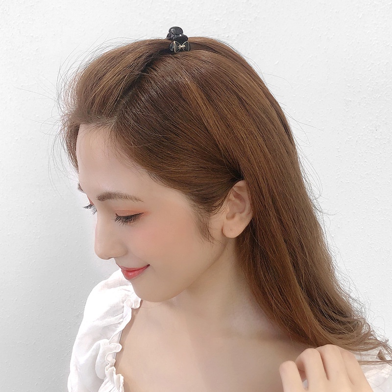 K13 Kẹp càng cua đính nơ nhỏ 4cm