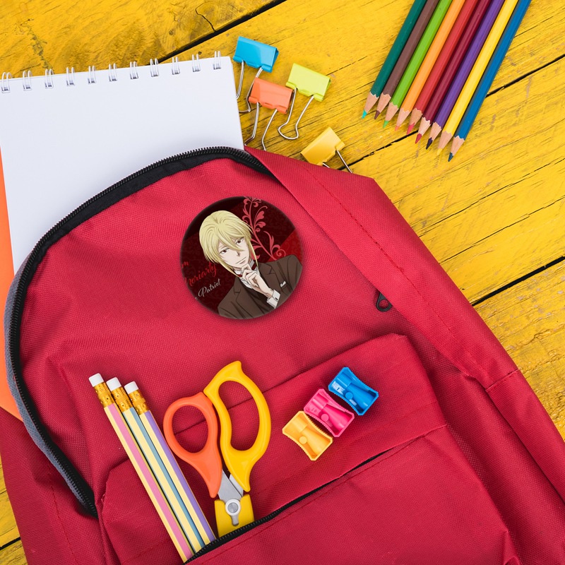 Huy hiệu cài áo 58mm hình anime moriarty the patriot