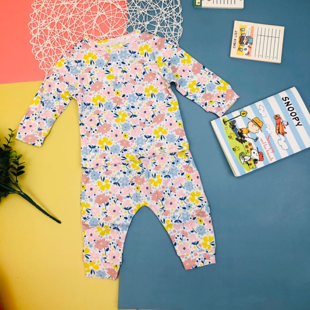 Bộ sơ sinh 2 cúc cổ bo gấu cotton mềm mịn thoáng, bo gấu, size 3-36m ( 4-14 kg). Hàng cao cấp Litibaby