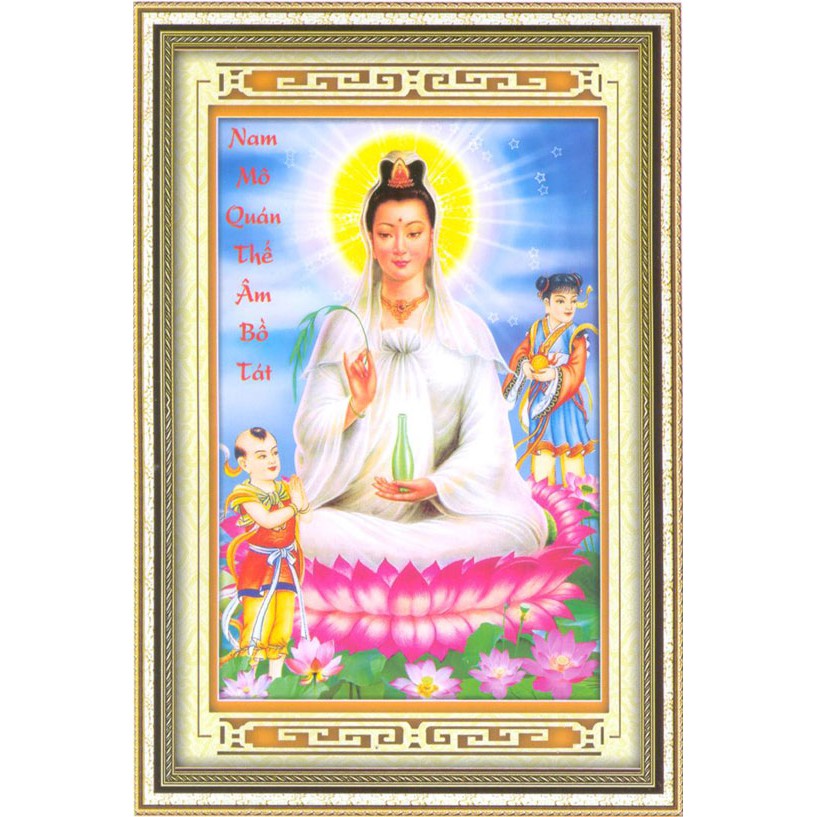 Tranh Đính Đá Phật, Chúa