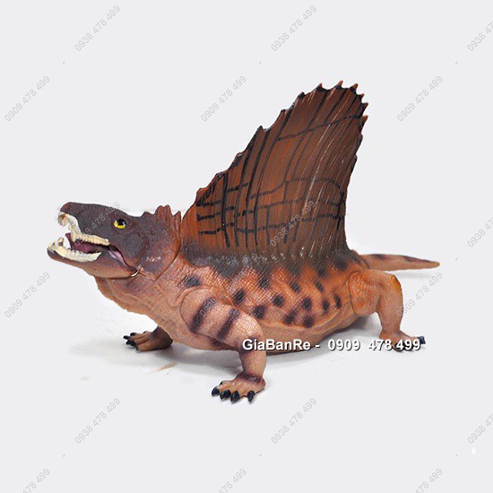 Mô Hình Khủng Long Lưng Cánh Buồm Dimetrodon - Nâu - Dài 15cm - 7744