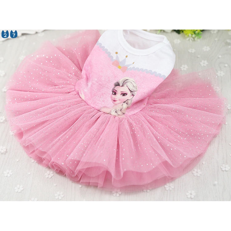 Đầm Công Chúa Thiết Kế Dễ Thương Dành Cho Thú Cưng