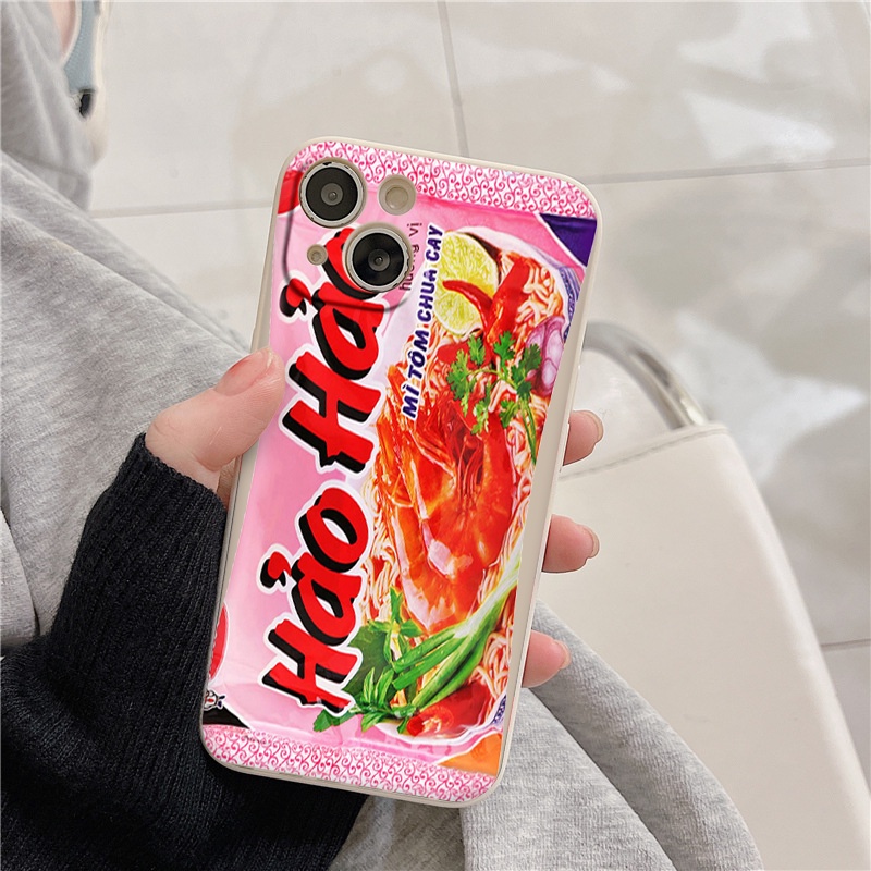 Ốp lưng iphone vỏ kẹo Mì tôm Hảo hảo nền trơn iphone 6/6plus/7/7plus/8/8plus/x/xr/xs/11/12/13/14pro/max/promax tr463