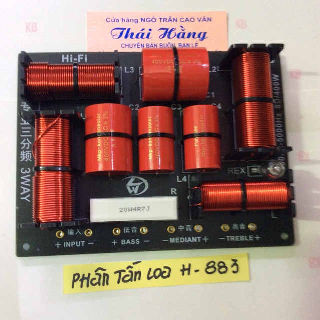 Bộ phân tần loa H-883 giá cho 1 đôi