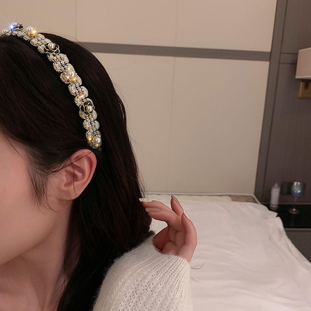 Băng Đô Cài Tóc Chống Trượt Họa Tiết Hoa Xinh Xắn WMES15H Cho Bạn Gái|Khăn Quấn Đầu Thời Trang Cá Tính