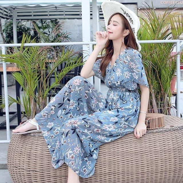 ORDER TAOBAO  Váy jump dáng dài chất chiffon