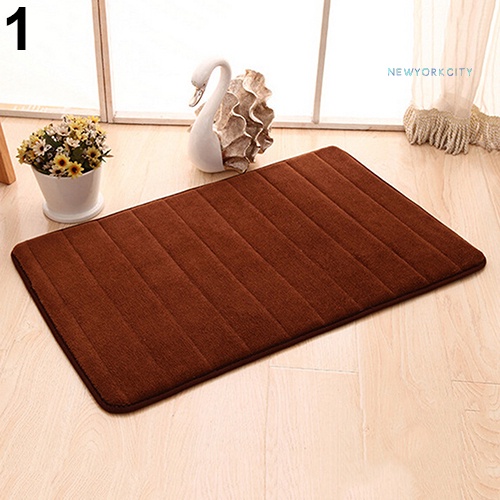 Thảm Lót Sàn Mềm Mại Chống Trượt Họa Tiết Kẻ Sọc Thời Trang