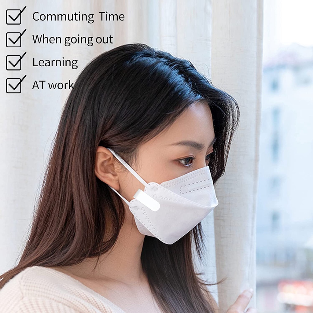 Quạt Kẹp Khẩu Trang Sowmow Usb Mini Tiện Lợi, Có Thể Tái Sử Dụng, Quạt Thoáng Khí Bảo Vệ Sức Khỏe