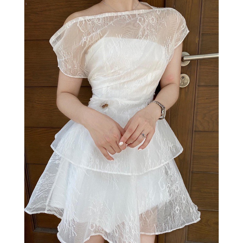 Đầm Tube Set Dáng Xoè Sang Trọng, Kiểu Đầm Công Chúa