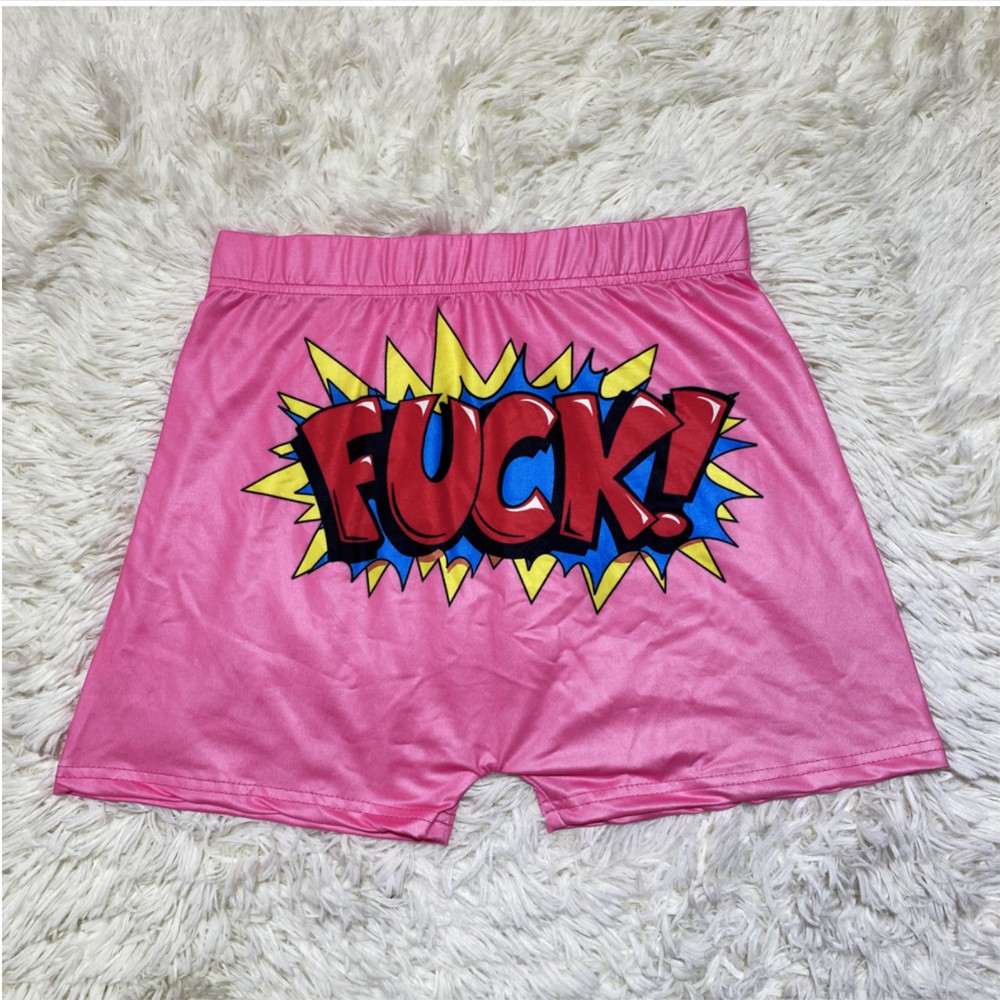Quần biker nữ Nini Young quần đùi nữ mặc nhà có bigsize hoạ tiết hoạt hình | BigBuy360 - bigbuy360.vn