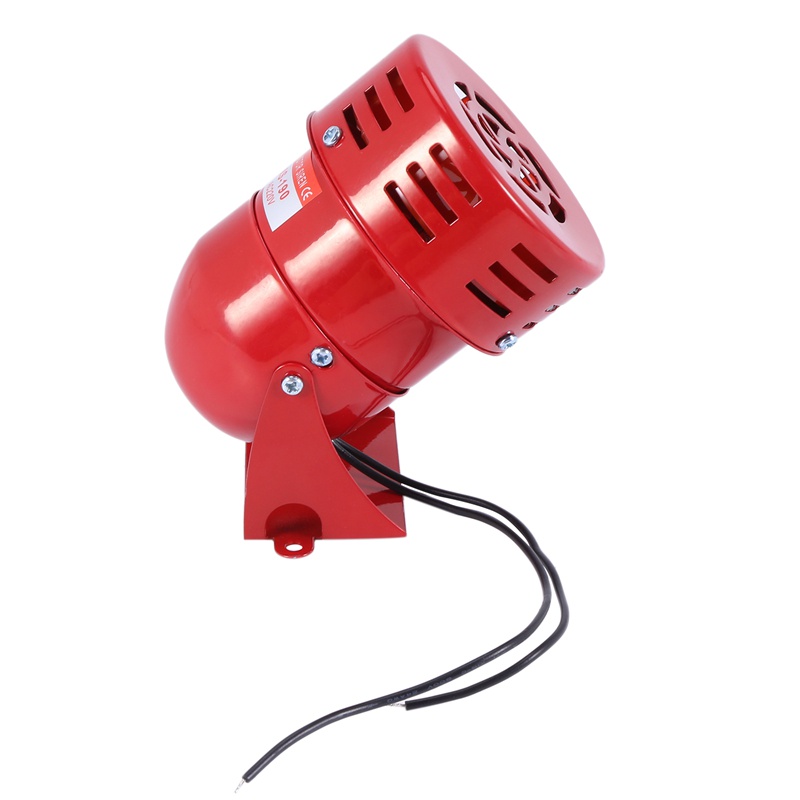 Ac 220V Động cơ kim loại màu đỏ Điều khiển không khí Raid Còi báo động