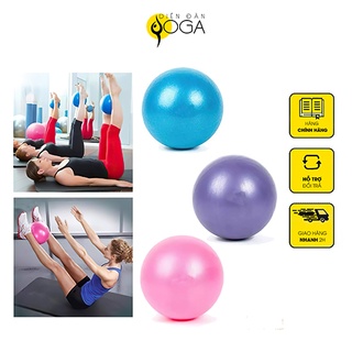 Bóng tập yoga, pilates, gym - Thư viện Yoga - Cao su đàn hồi, size 25cm