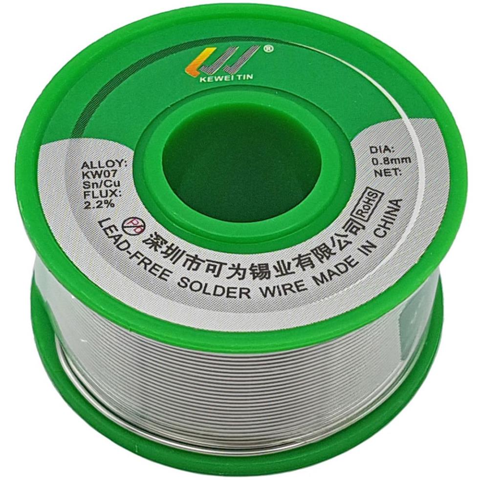 Thiếc hàn không chì 0.6mm, 0.8mm, 1.0mm, 1.2mm - 50gram, 100gram