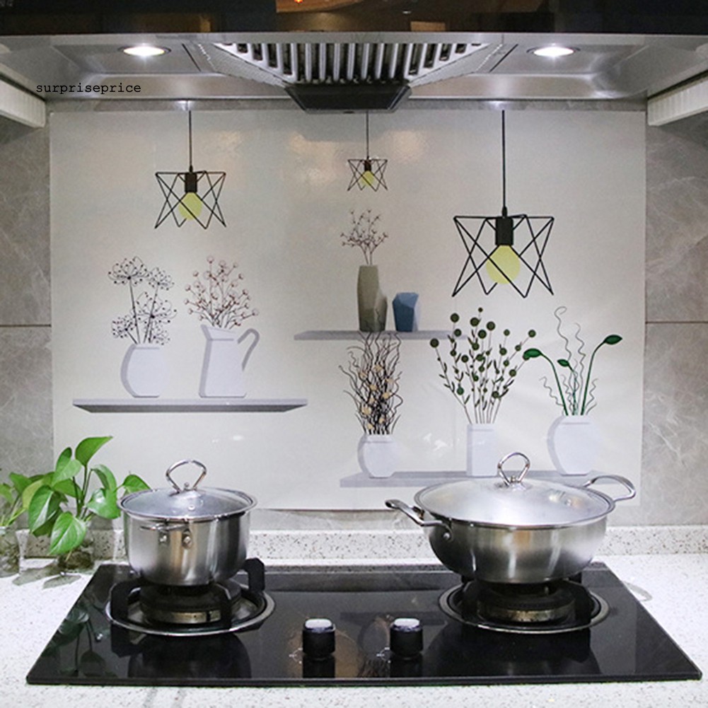 Miếng dán trang trí tường chống thấm dầu chịu nhiệt dành cho nhà bếp