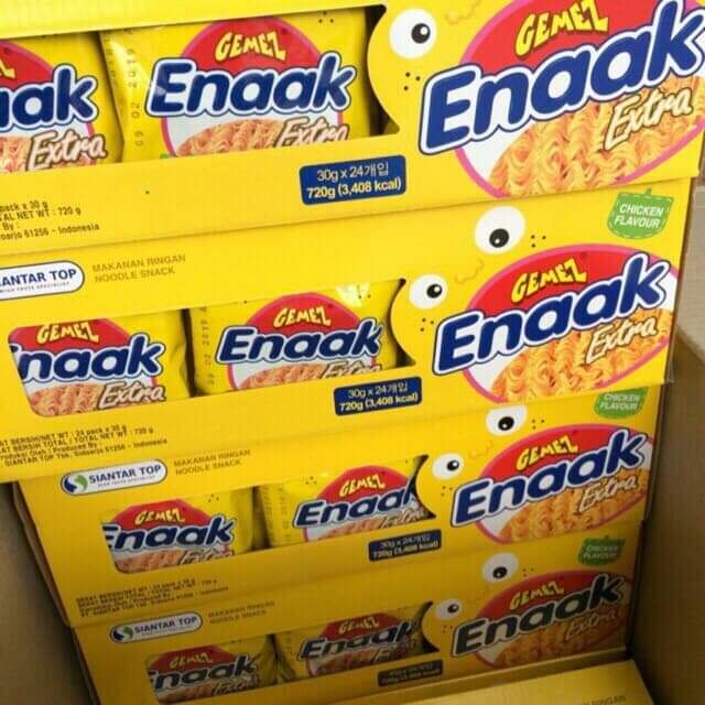 [Mã GROSALE2703 giảm 8% đơn 250K] Sỉ 1 hộp mỳ enaak Etra 30g × 24 gói nhỏ