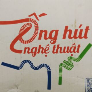 Ống hút nghệ thuật - 1 bịch