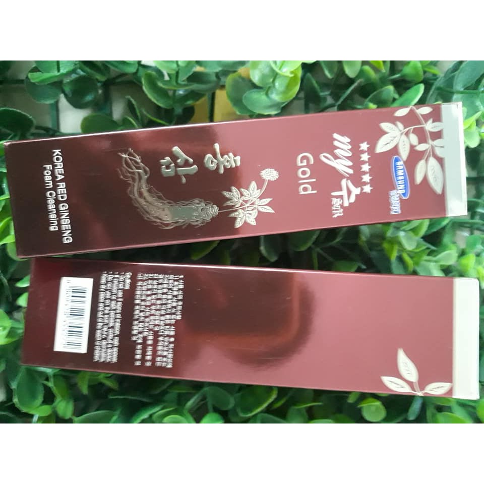 Sữa rửa mặt hồng sâm Hàn Quốc My Gold