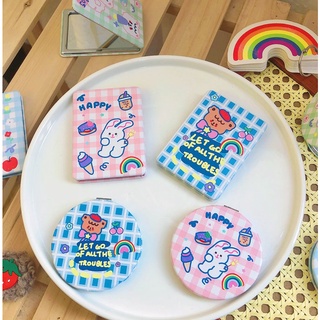 Gương mini 2 mặt tai thỏ (ẢNH THẬT)
