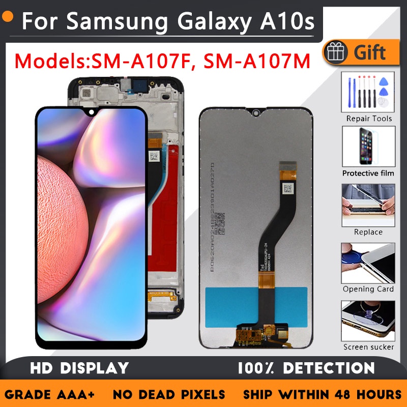 Màn Hình LCD Cho Samsung Galaxy A10S SM-A107F / DS LCD Bộ Số Hóa Cảm Ứng Màn Hình Thay Thế Cho A10S 