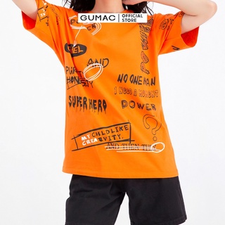 Áo thun in chữ GUMAC ATB611